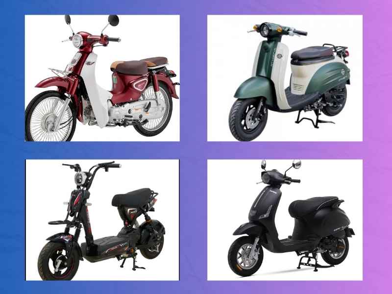 CÁC DÒNG XE KHÔNG CẦN GIẤY PHÉP LÁI XE KHI ĐIỀU KHIỂN