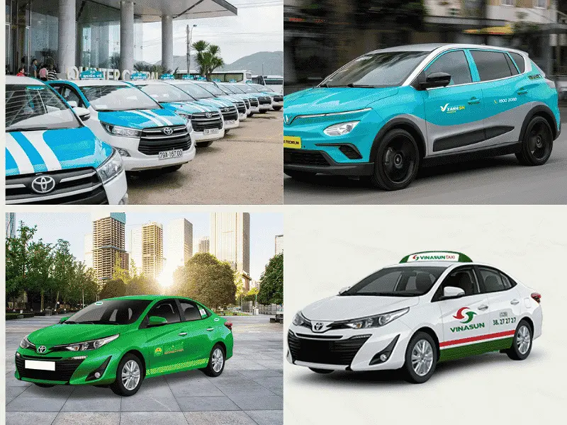 CÁC HÃNG TAXI PHỔ BIẾN TẠI SÂN BAY CAM RANH
