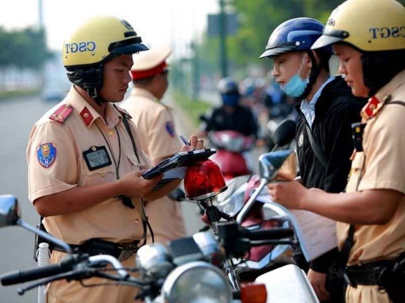 CÔNG AN SẼ XỬ PHẠT NẾU NGƯỜI ĐIỀU KHIỂN KHÔNG CÓ GPLX HỢP LỆ
