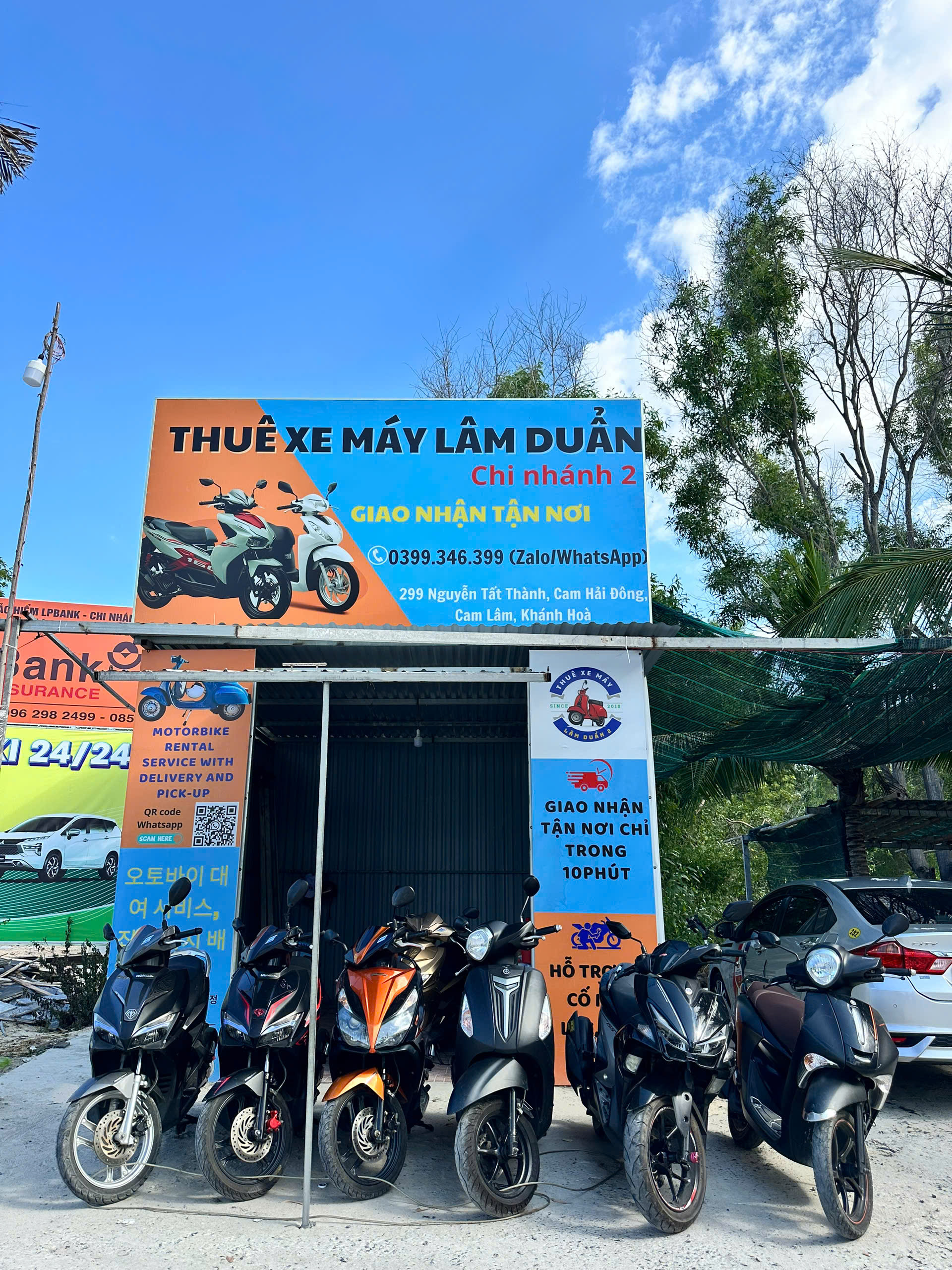 Thuê Xe Máy Sân Bay Cam Ranh